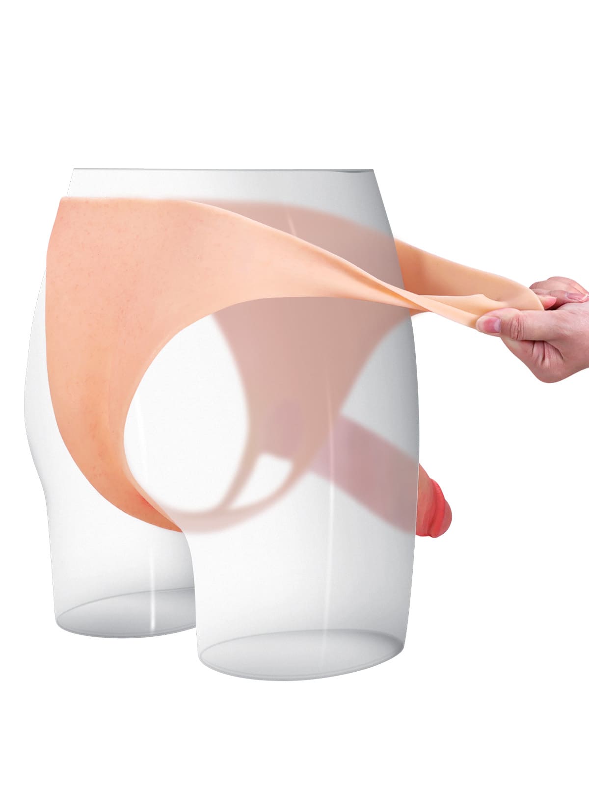 Daenerys 7.8" x 2" Wearable Hollow Strap-On Dildo For Women • For Men • Penis Extension • ED Cock Sleeve