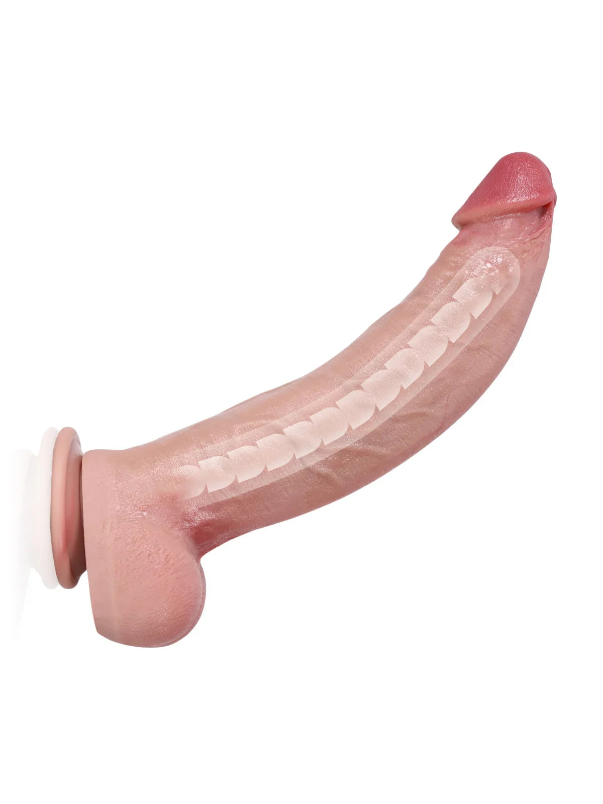 Farid 12.2" x 2.4" - Huge Dildo Soft Skin Dick With Metal Keel