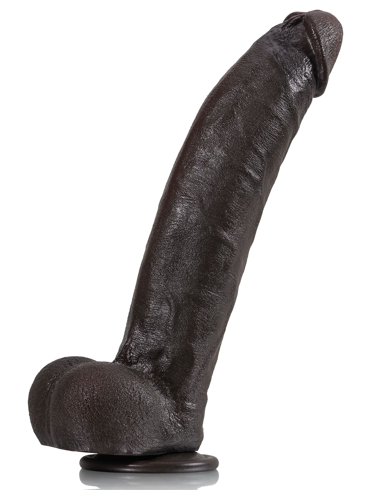 Farid 12" x 2.3" BBC Dildo Soft Skin Dick With Metal Keel