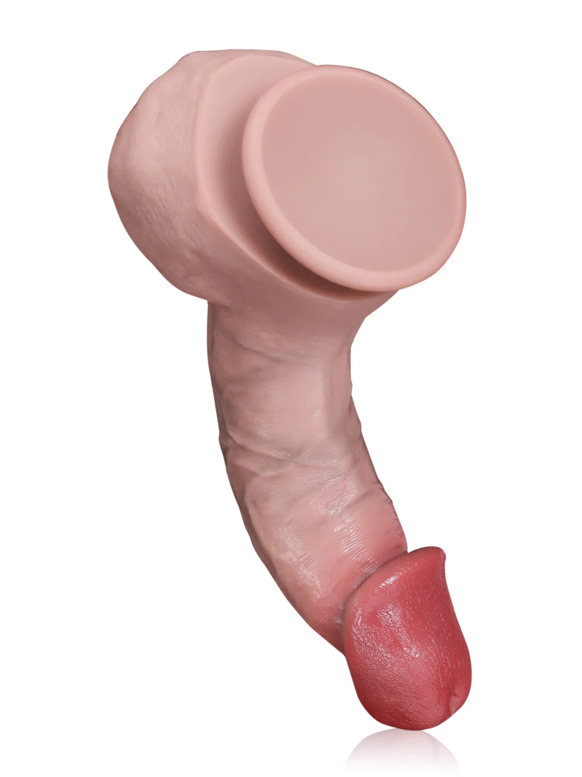 Jack 9" x 2" - Flesh Thick Realistic Big Mushroom Head Glans Dildo