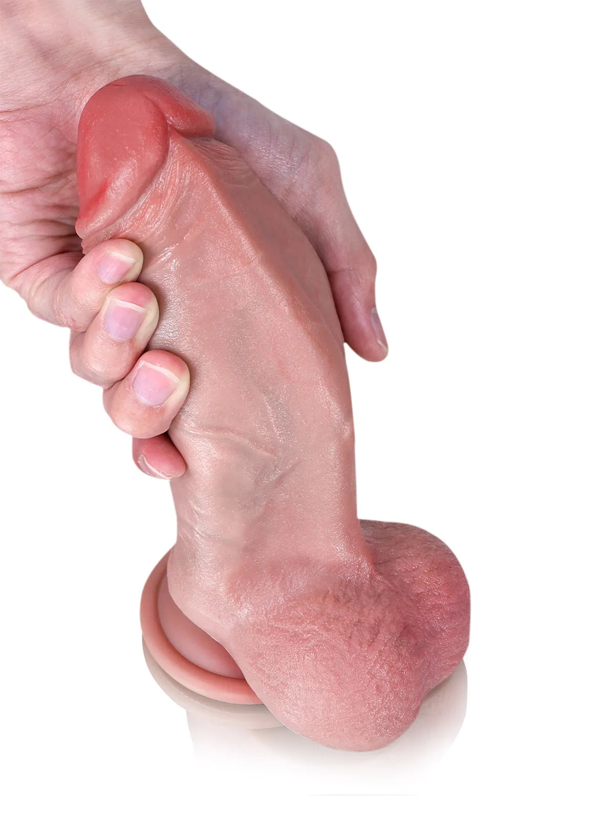 Jorge 8.7" x 2.3" - M Realistic Soft Flesh Like Thick Short Fat Dildo