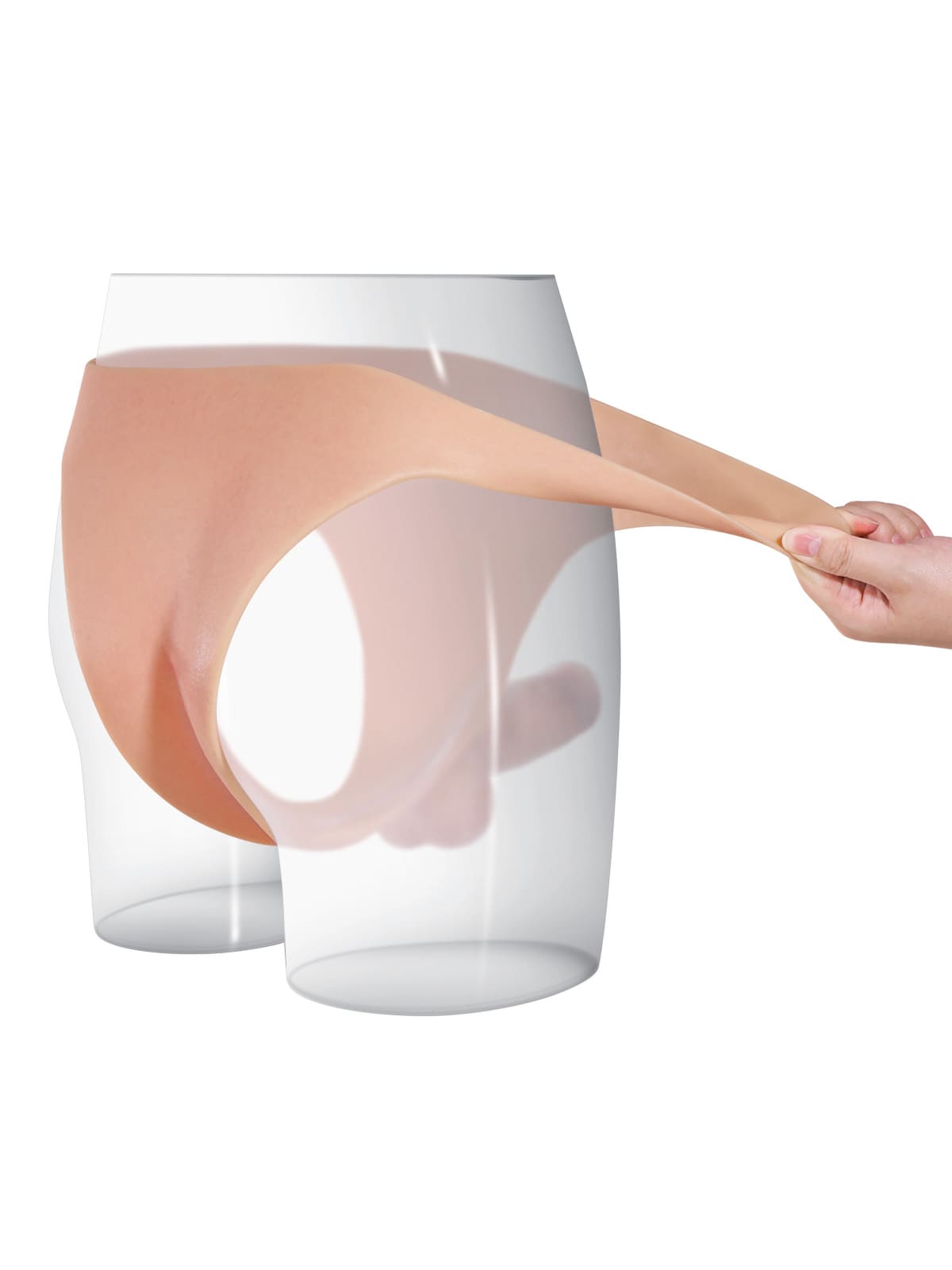 Owen 6" x 1.7" Realistic Life Like Soft Cyber Skin Strap On Dildo