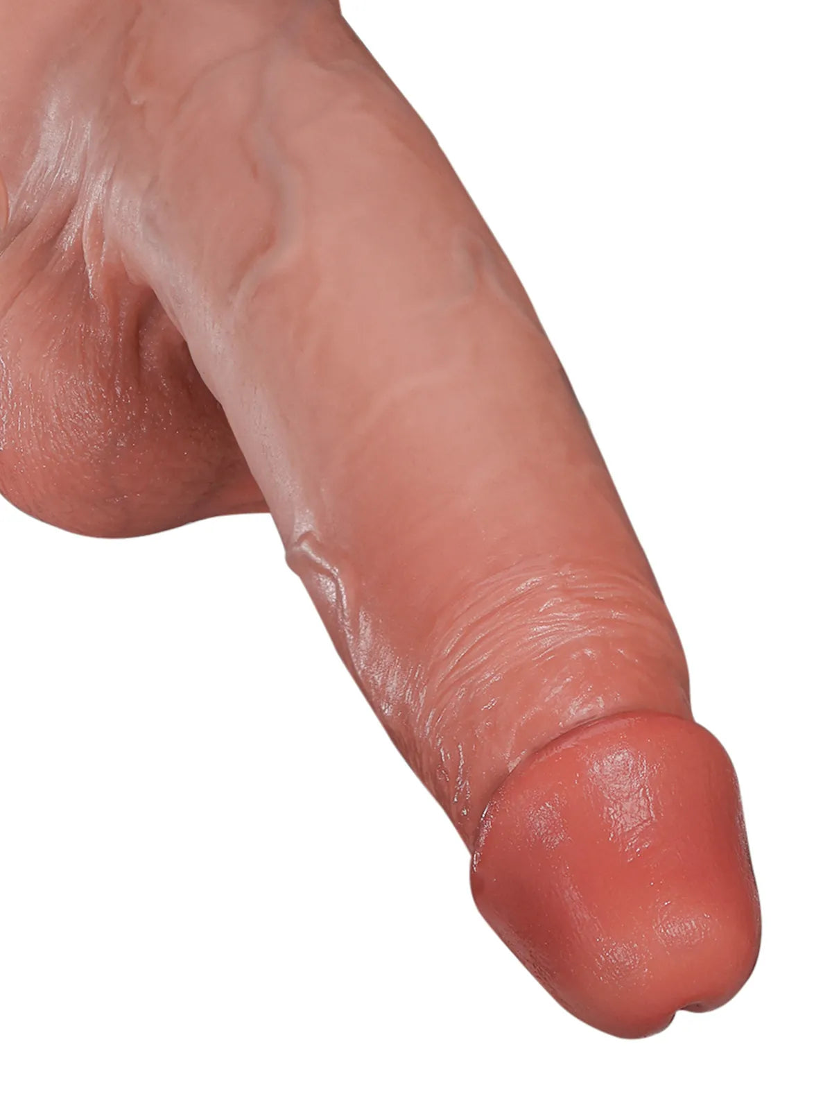 Billy 8.7" x 1.7" Sliding Skin Dildo With Moving Balls