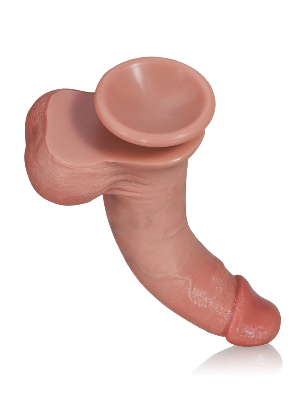 Billy 8.7" x 1.7" Sliding Skin Dildo With Moving Balls