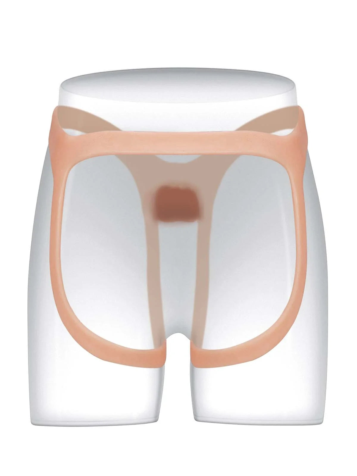 Emberfall 7.5" x 2" Hollow Strap-On with Penis Extension Sleeve For Women, Men, and Couples • ED Support • Wearable Design