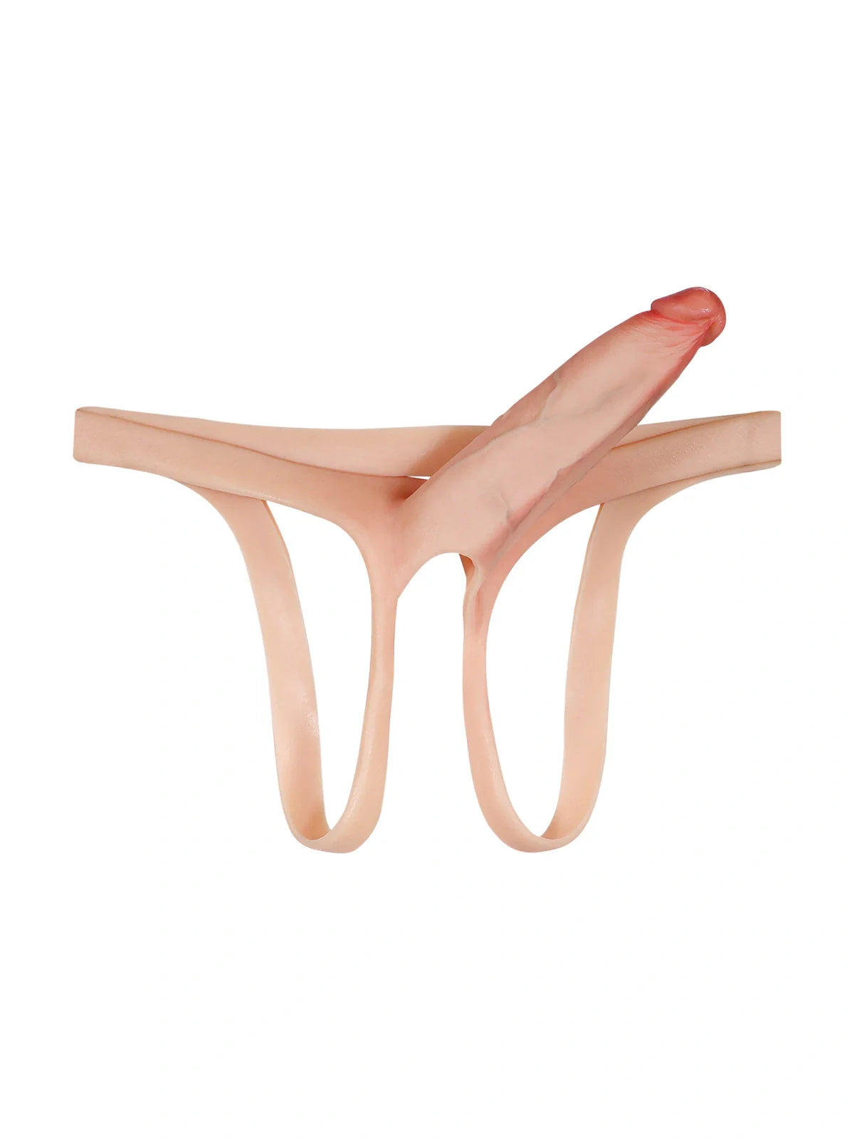Emberfall 7.5" x 2" Hollow Strap-On with Penis Extension Sleeve For Women, Men, and Couples • ED Support • Wearable Design