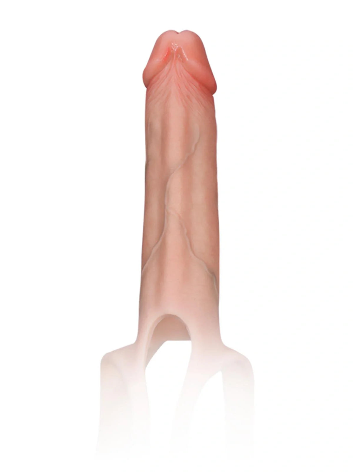 Seraphine 8.3" x 2.2" Wearable Hollow Dildo Strap-On • Penis Extender • ED Sleeve • For Women & Men