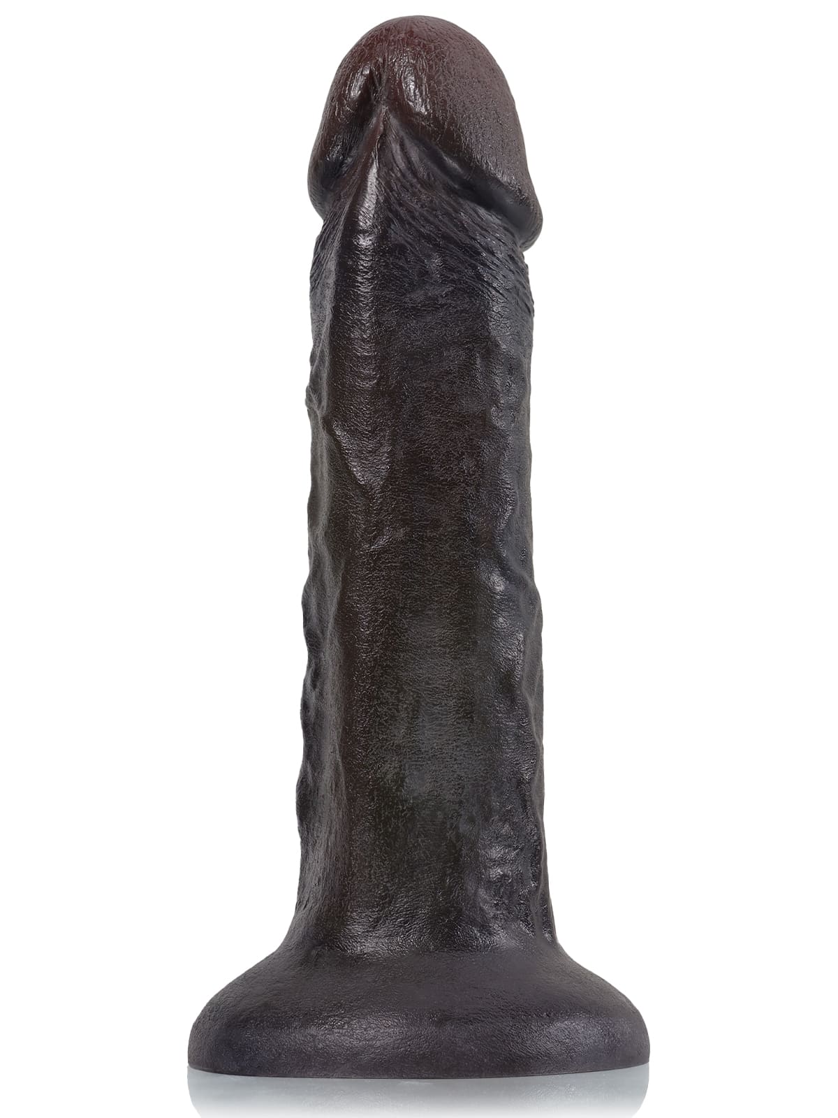 Tony 10" x 2.1" Black Soft Skin Huge Thick Dildo