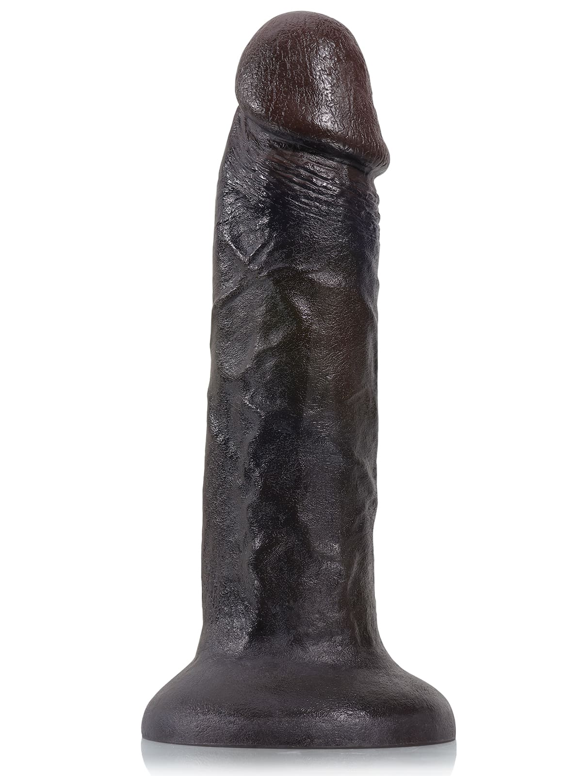 Tony 10" x 2.1" Black Soft Skin Huge Thick Dildo