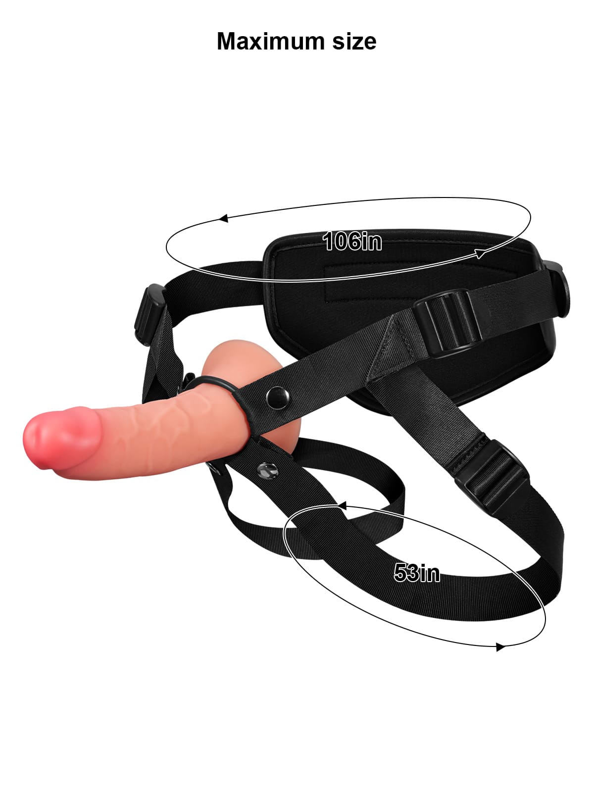 Adrian 7.2" x 1.5" Wearable Penis Sleeve For ED With O-Ring Strap On