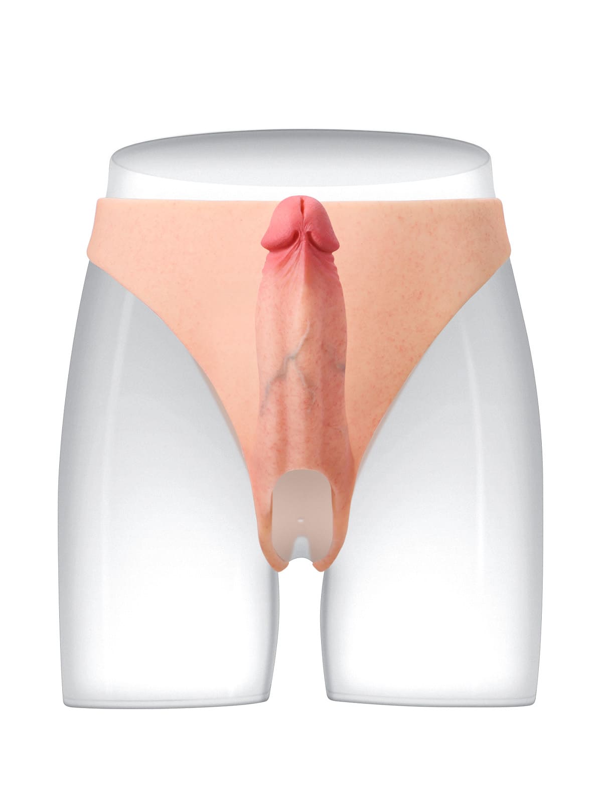 Daenerys 7.8" x 2" Wearable Hollow Strap-On Dildo For Women • For Men • Penis Extension • ED Cock Sleeve