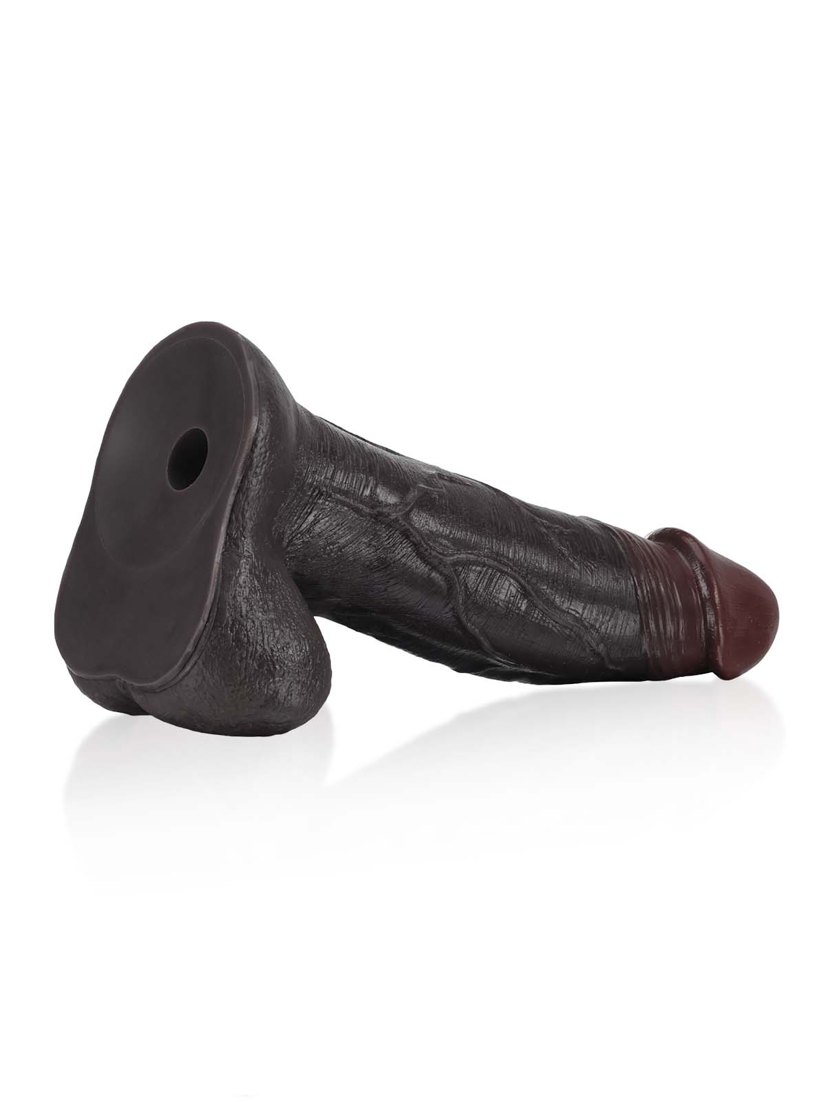 Raptor  10.8" x 2.5" Huge Thick Sliding Skin Vac-U-Lock Dildo With Moving Balls & Suction Cup
