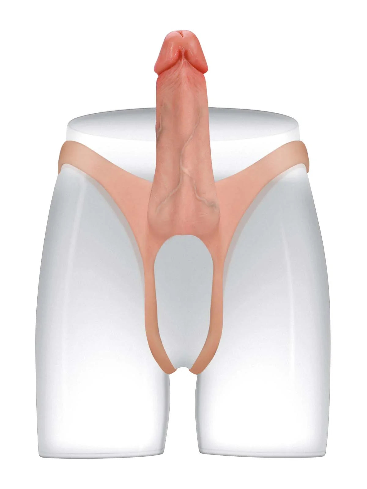 Seraphine 8.3" x 2.2" Wearable Hollow Dildo Strap-On • Penis Extender • ED Sleeve • For Women & Men