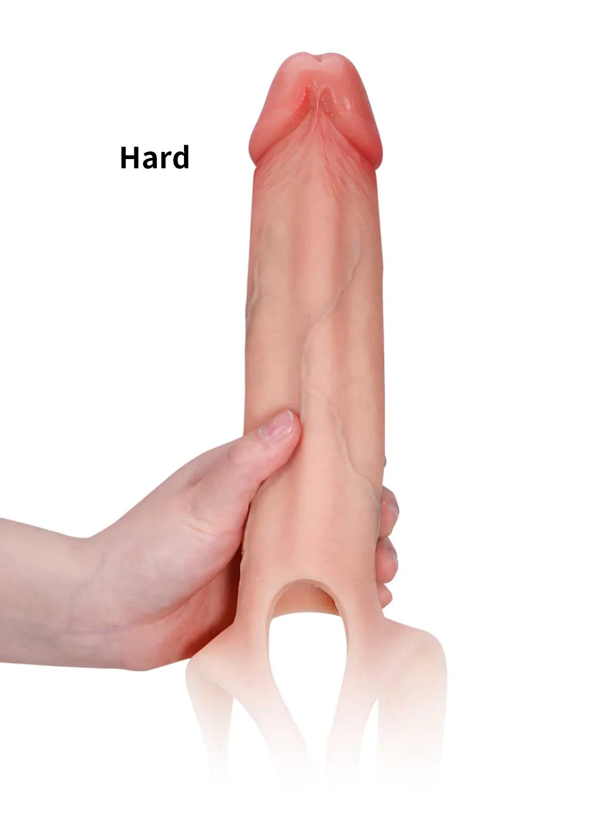 Seraphine 8.3" x 2.2" Wearable Hollow Dildo Strap-On • Penis Extender • ED Sleeve • For Women & Men