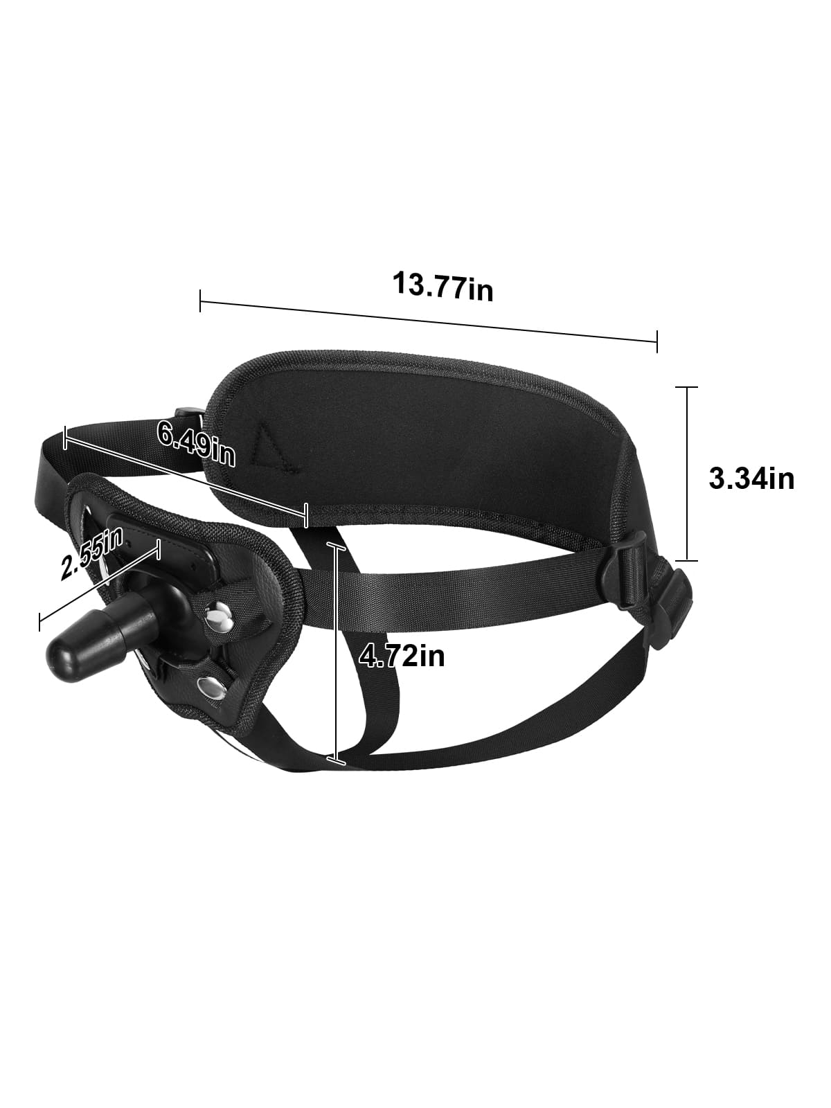 TPE + PU Leather Vac-U-Lock Strap On