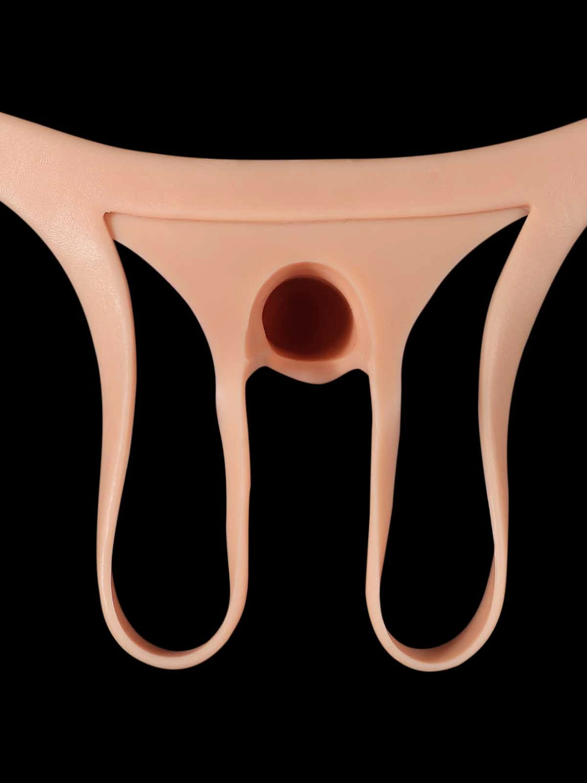 Seraphine 8.3" x 2.2" Wearable Hollow Dildo Strap-On • Penis Extender • ED Sleeve • For Women & Men