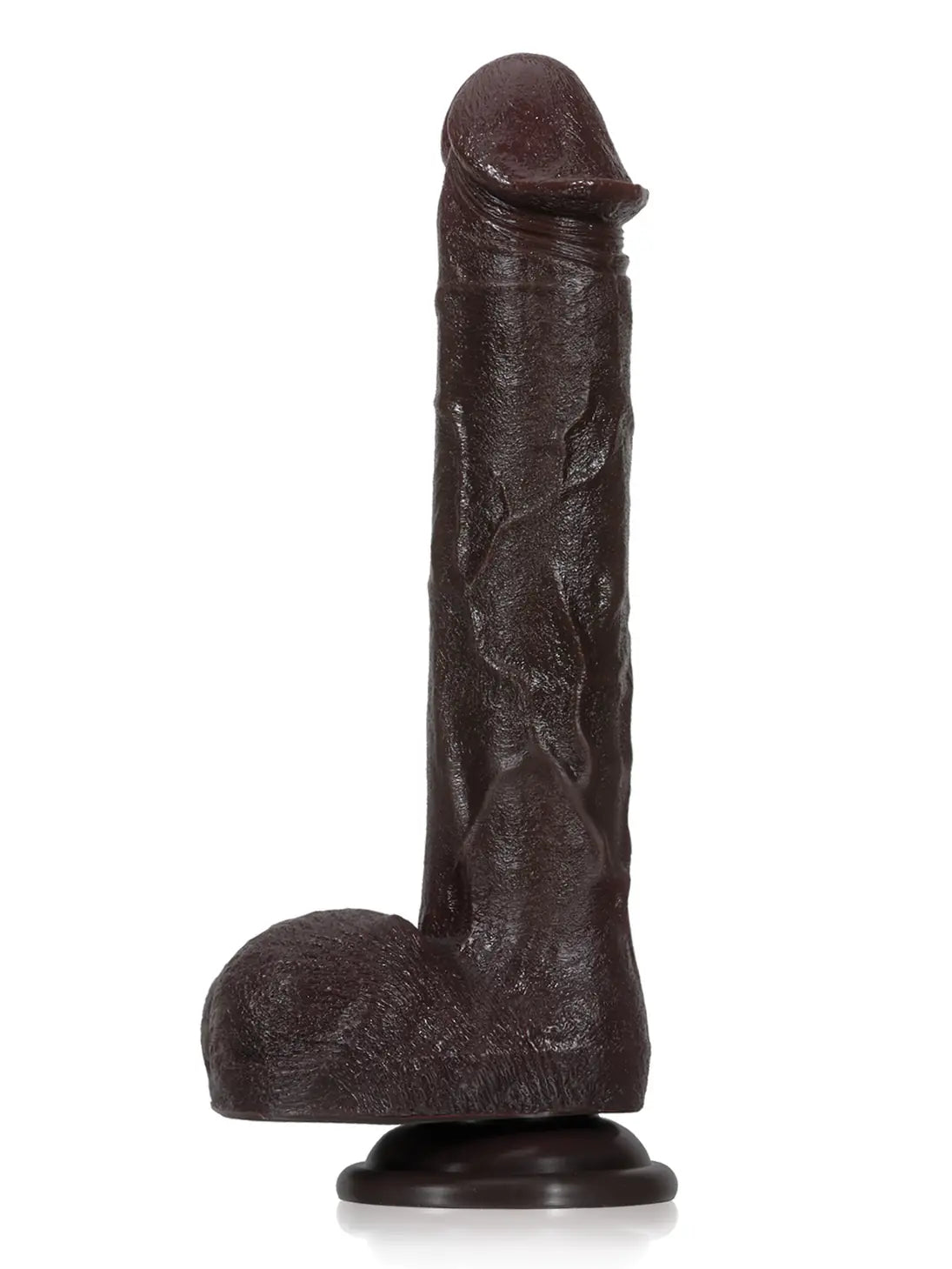 Adrianus 11" x 1.9" Black Big Vibrating Thrusting Dildo 7 Modes Thrusting & 3 Modes Vibrating